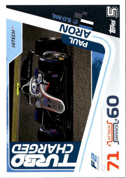Paul Aron - 2024 Topps F2 Turbo Match Attax Turbo Charged #260