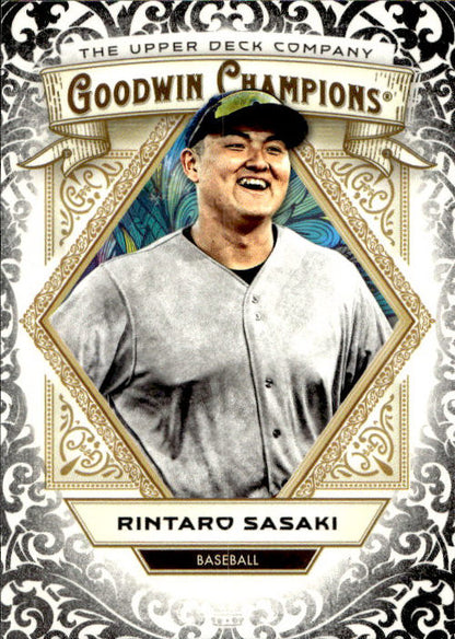 Rintaro Sasaki - 2025 Upper Deck Goodwin Champions Glossy Black #9