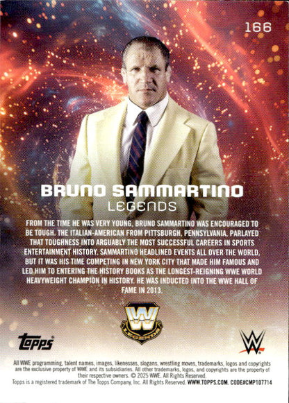 Bruno Sammartino - 2025 Topps WWE Universe #166