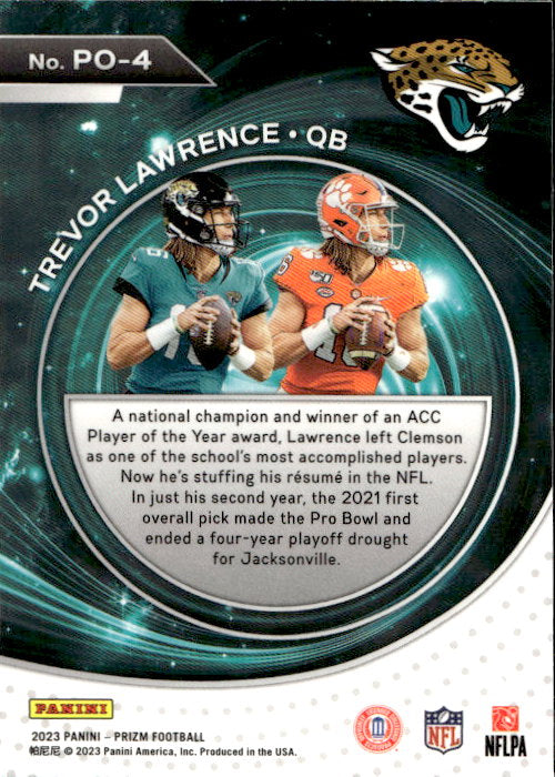 Trevor Lawrence - 2023 Panini Prizm Portals #PO-4 Jacksonville Jaguars