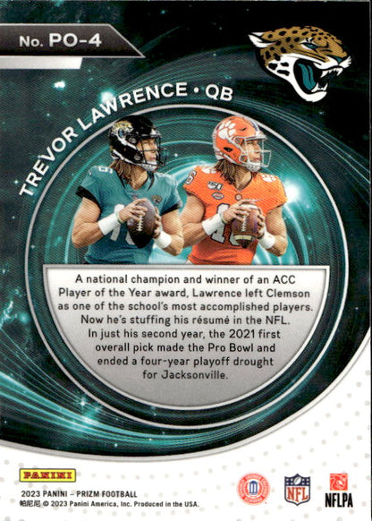 Trevor Lawrence - 2023 Panini Prizm Portals #PO-4 Jacksonville Jaguars
