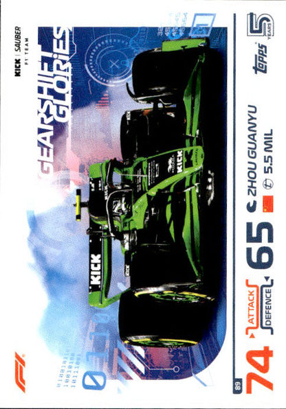 Zhou Guanyu - 2024 Topps F1 Turbo Match Attax Gearshift Glories #89