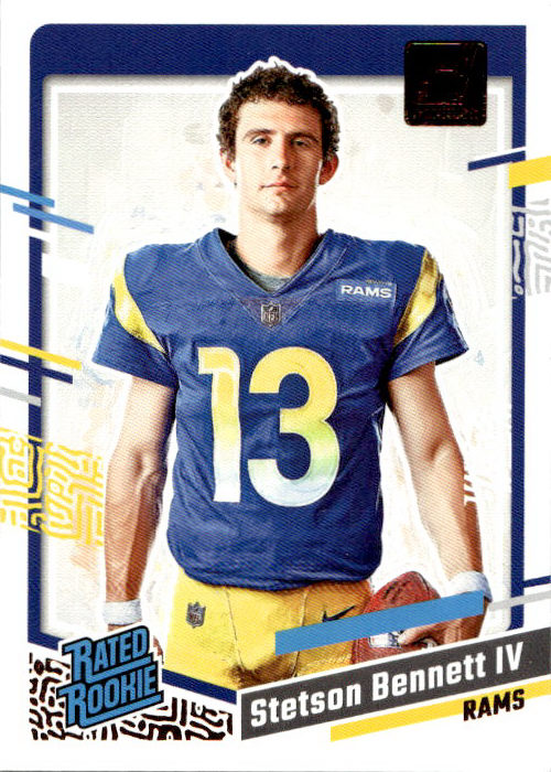 Stetson Bennett IV - 2023 Panini Donruss Rated Rookie #33 Los Angeles Rams