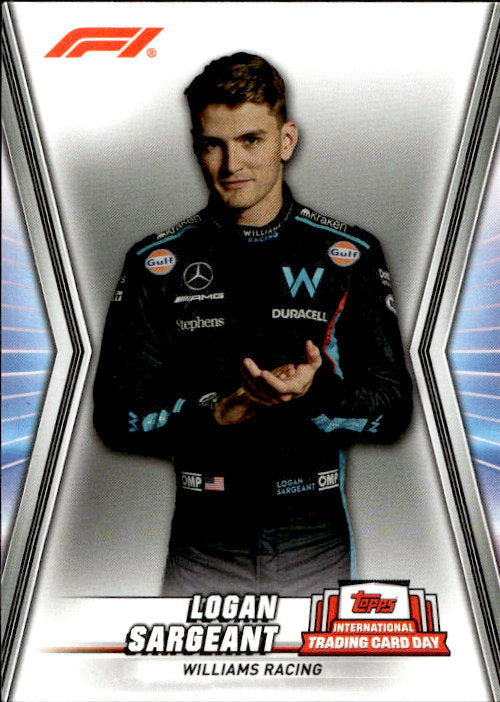 Logan Sargent - 2023 Topps National Trading Card Day F1 #NTCD-F14