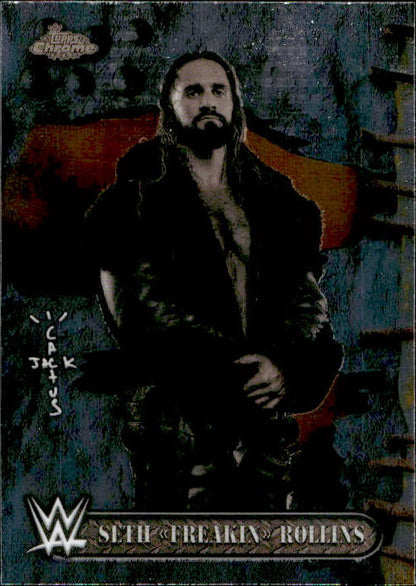 Seth "Freakin" Rollins - 2025 Topps Chrome WWE x Cactus Jack #17