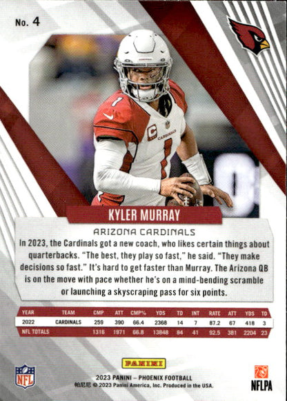 Kyler Murray - 2023 Panini Phoenix #4 Arizona Cardinals