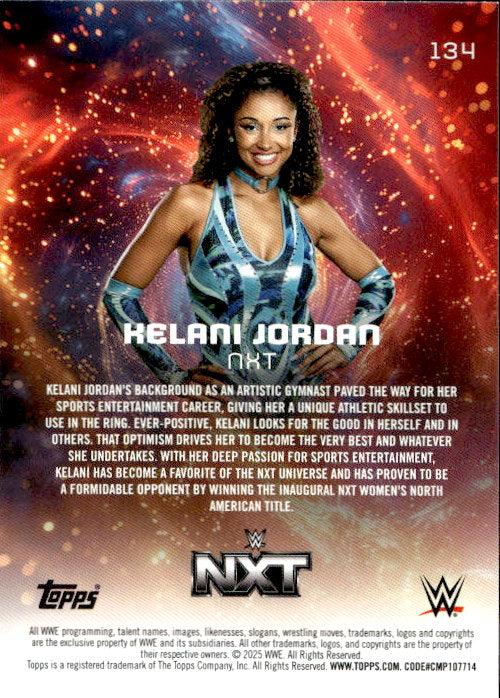 Kelani Jordan - 2025 Topps WWE Universe #134