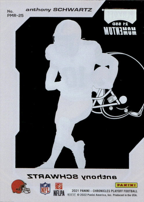 Anthony Schwartz - 2021 Panini Chronicles Playoff #PMR-25 Cleveland Browns