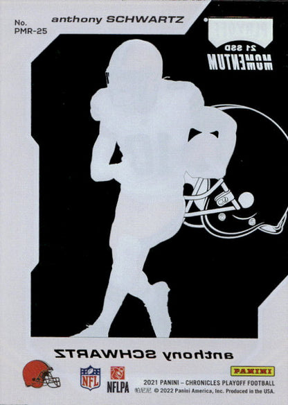 Anthony Schwartz - 2021 Panini Chronicles Playoff #PMR-25 Cleveland Browns