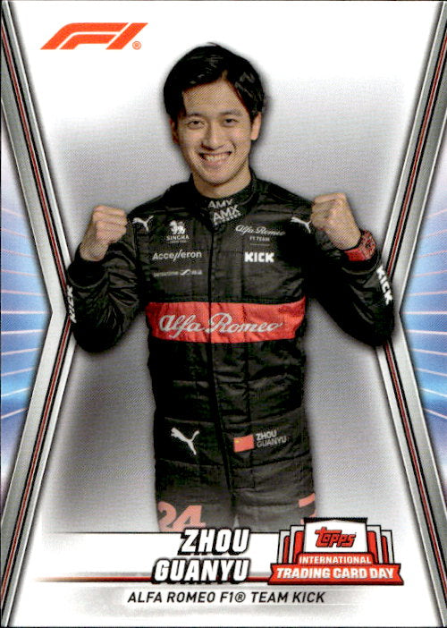 Zhou Guanyu - 2023 Topps National Trading Card Day F1 #NTCD-F18