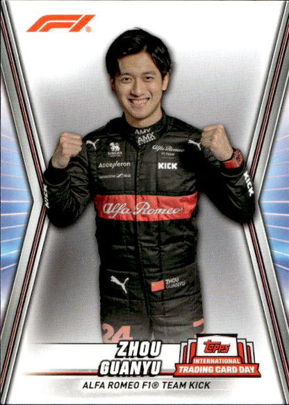 Zhou Guanyu - 2023 Topps National Trading Card Day F1 #NTCD-F18