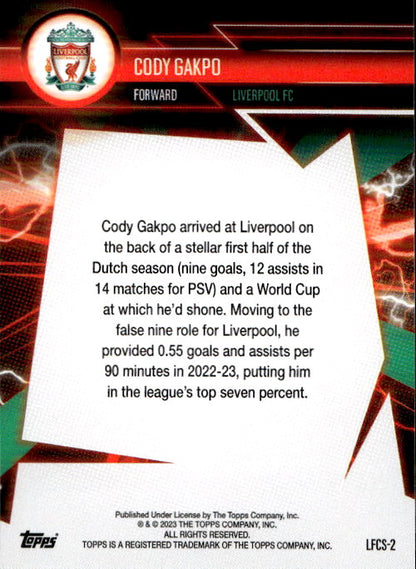 Cody Gakpo - 2023/24 Topps Liverpool Team Set LFCS #LFCS-2