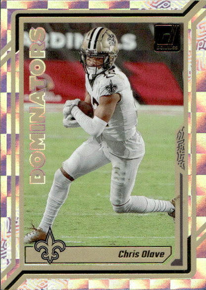 Chris Olave - 2023 Panini Donruss Dominators #D-26 New Orleans Saints