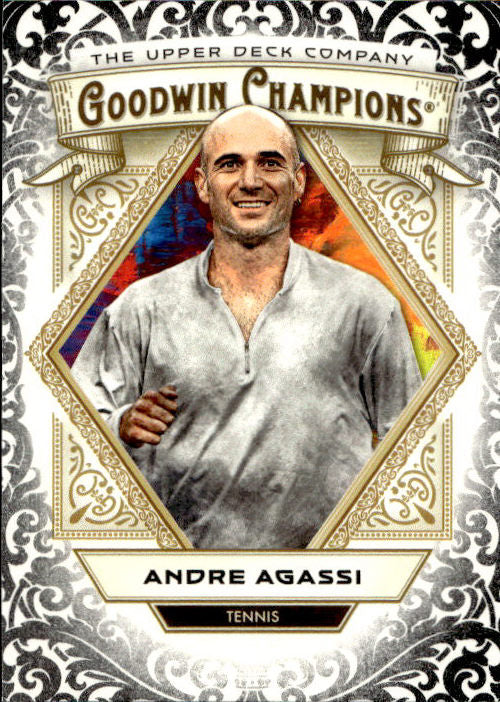 Andre Agassi - 2025 Upper Deck Goodwin Champions Glossy Black #8