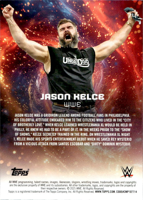 Jason Kelce - 2025 Topps WWE Universe #74