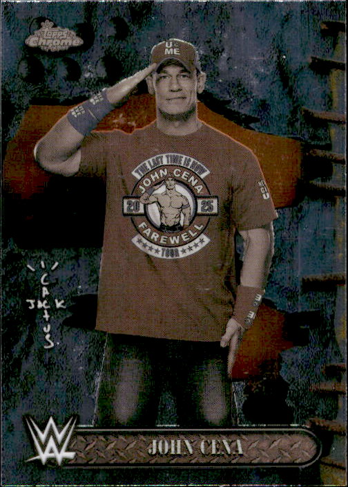 John Cena - 2025 Topps Chrome WWE x Cactus Jack #1