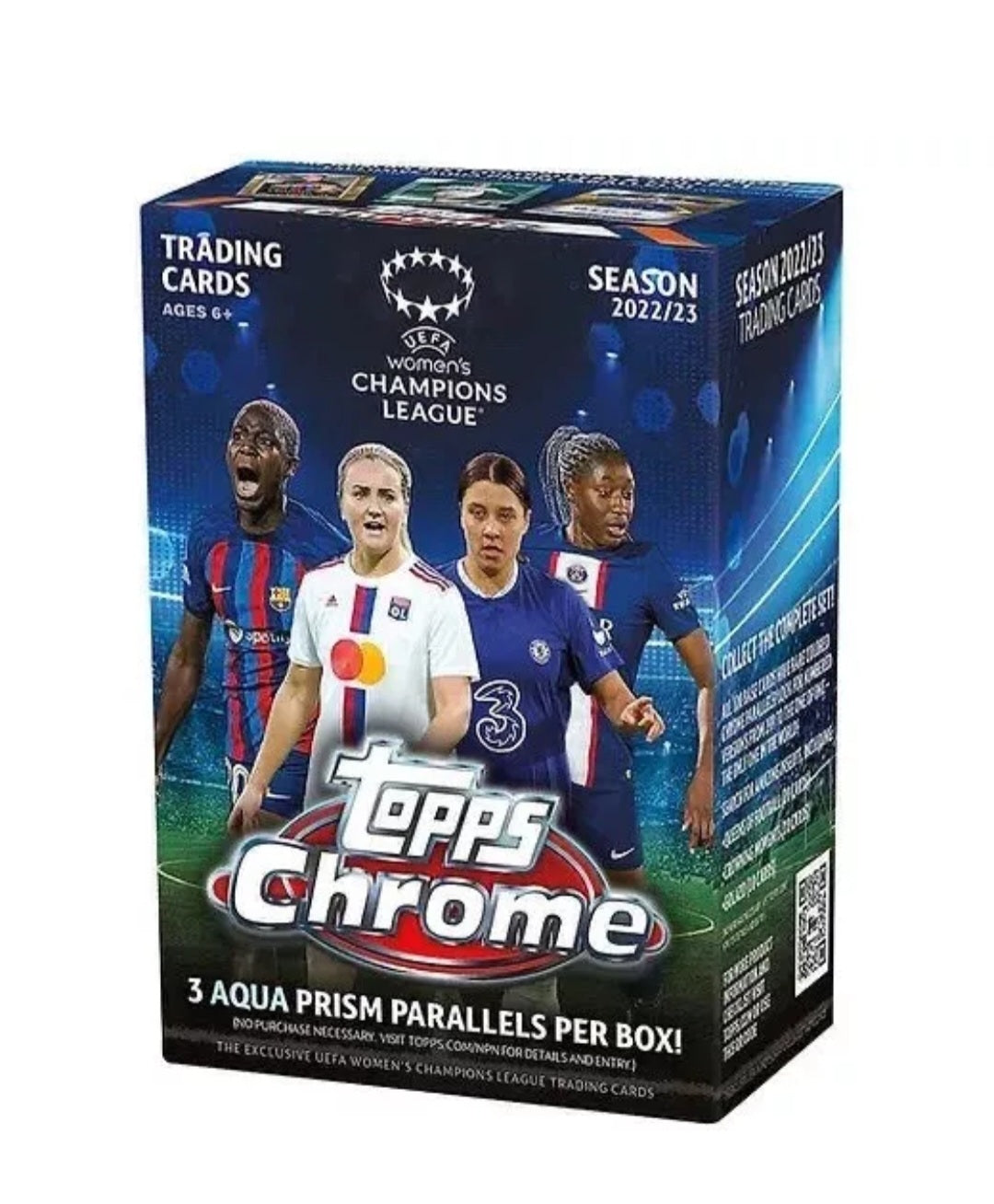 2023 Topps Chrome Women Football CL Blaster Box