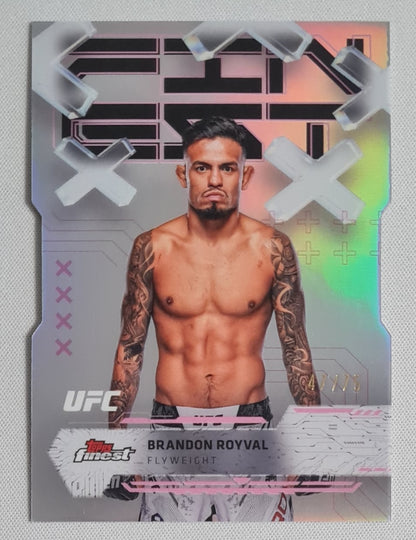 Brandon Royval - 2025 Topps Finest UFC Die-cut /75 #46