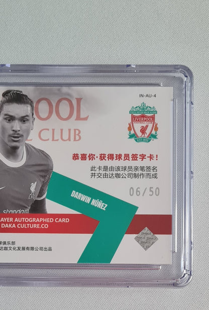 Darwin Nunez - 2023/24 DAKA Liverpool FC Ineffable Autograph CGC 9 #IN-AU-4