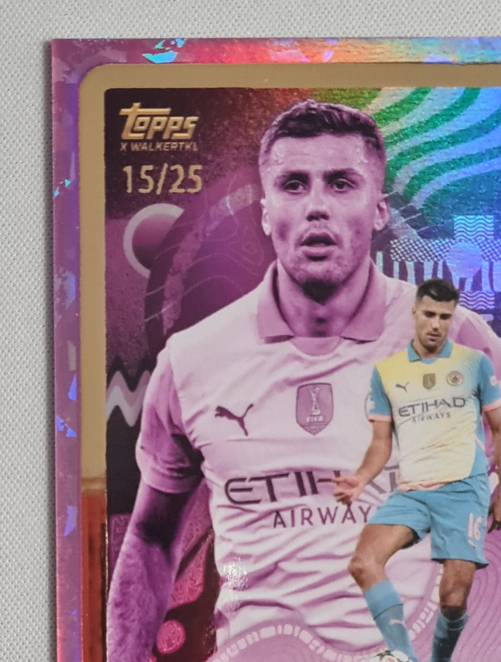 Rodri - 2023/24 Topps GoldxWalkerTKL Gold Purple /25 Manchester City