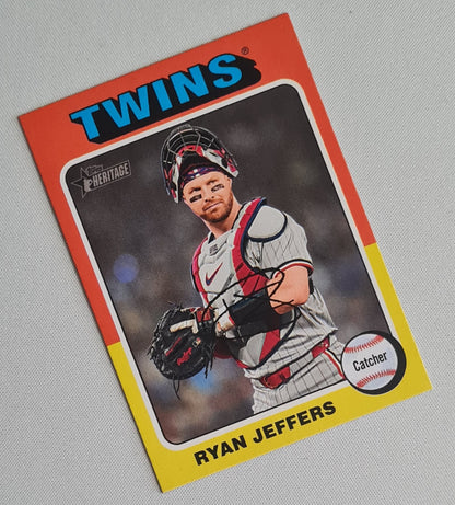 Ryan Jeffers - 2024 Topps Heritage #635 Minnesota Twins