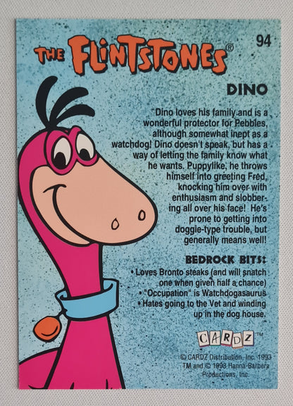 Dino - 1993 Cardz The Flintstones #94