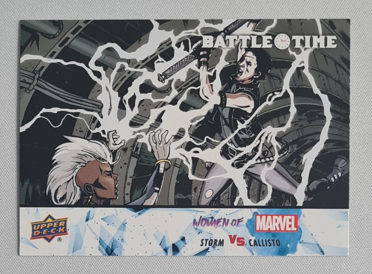 Storm vs Callisto - 2022 Upper Deck Women of Marvel Battle Time #BT-13