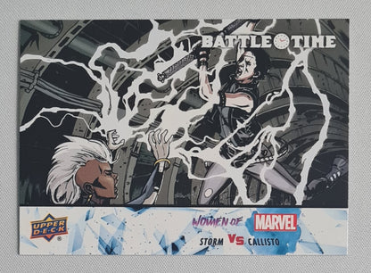 Storm vs Callisto - 2022 Upper Deck Women of Marvel Battle Time #BT-13