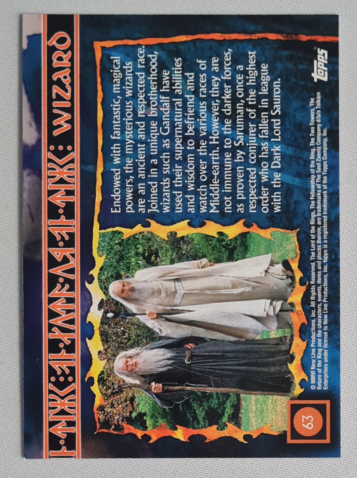 Wizard - 2006 Topps Lord of the Rings Evolution #63