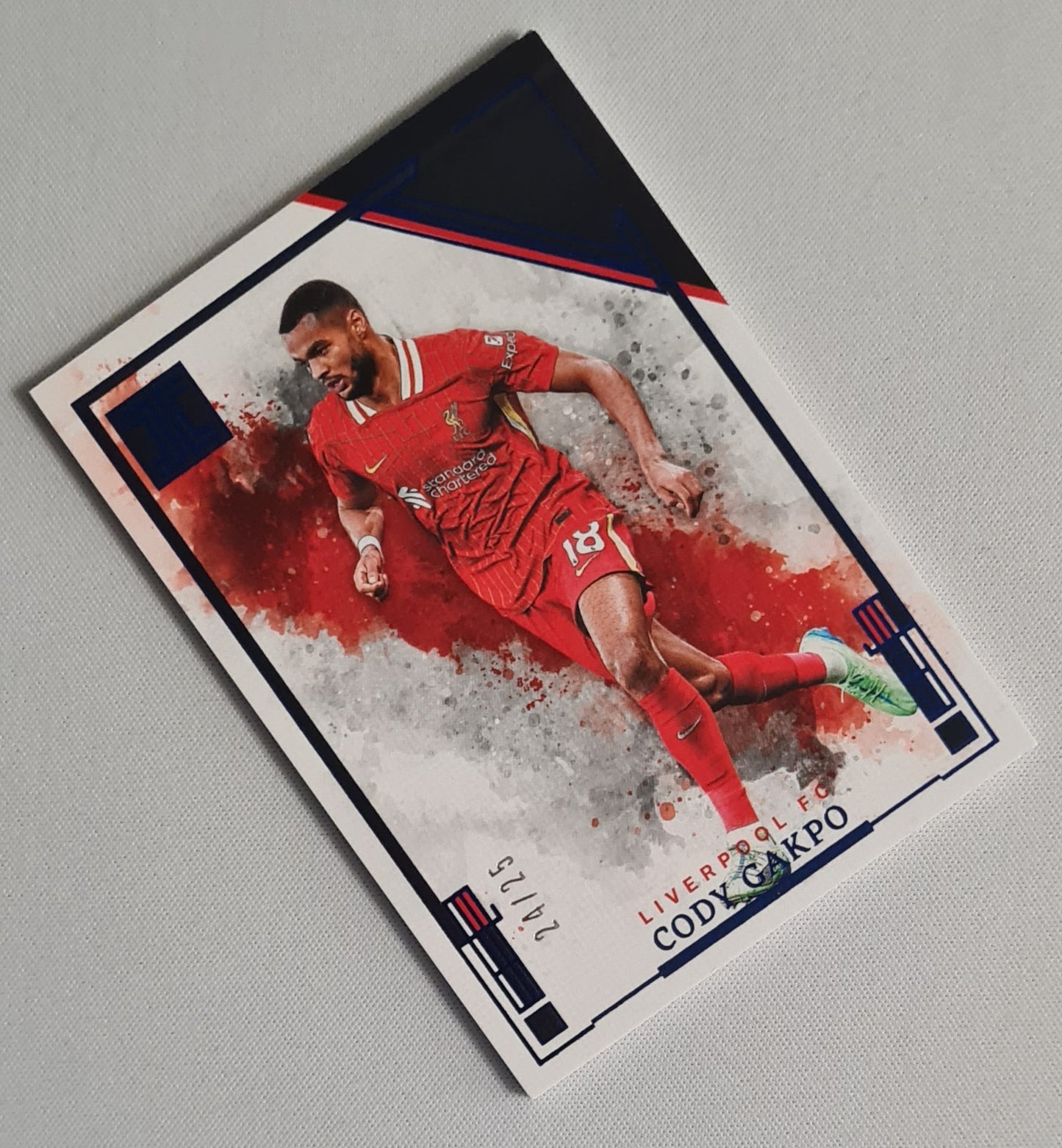 Cody Gakpo - 2024/25 Panini Impeccable Blue /25 #112 Liverpool