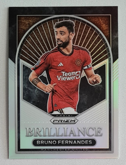 Bruno Fernandes - 2023/24 Panini Prizm Premier League Soccer Brilliance Prizm #23 Manchester United