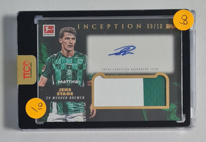 Jens Stage - 2024 Topps Bundesliga Inception Auto Relic /10 Werder Bremen