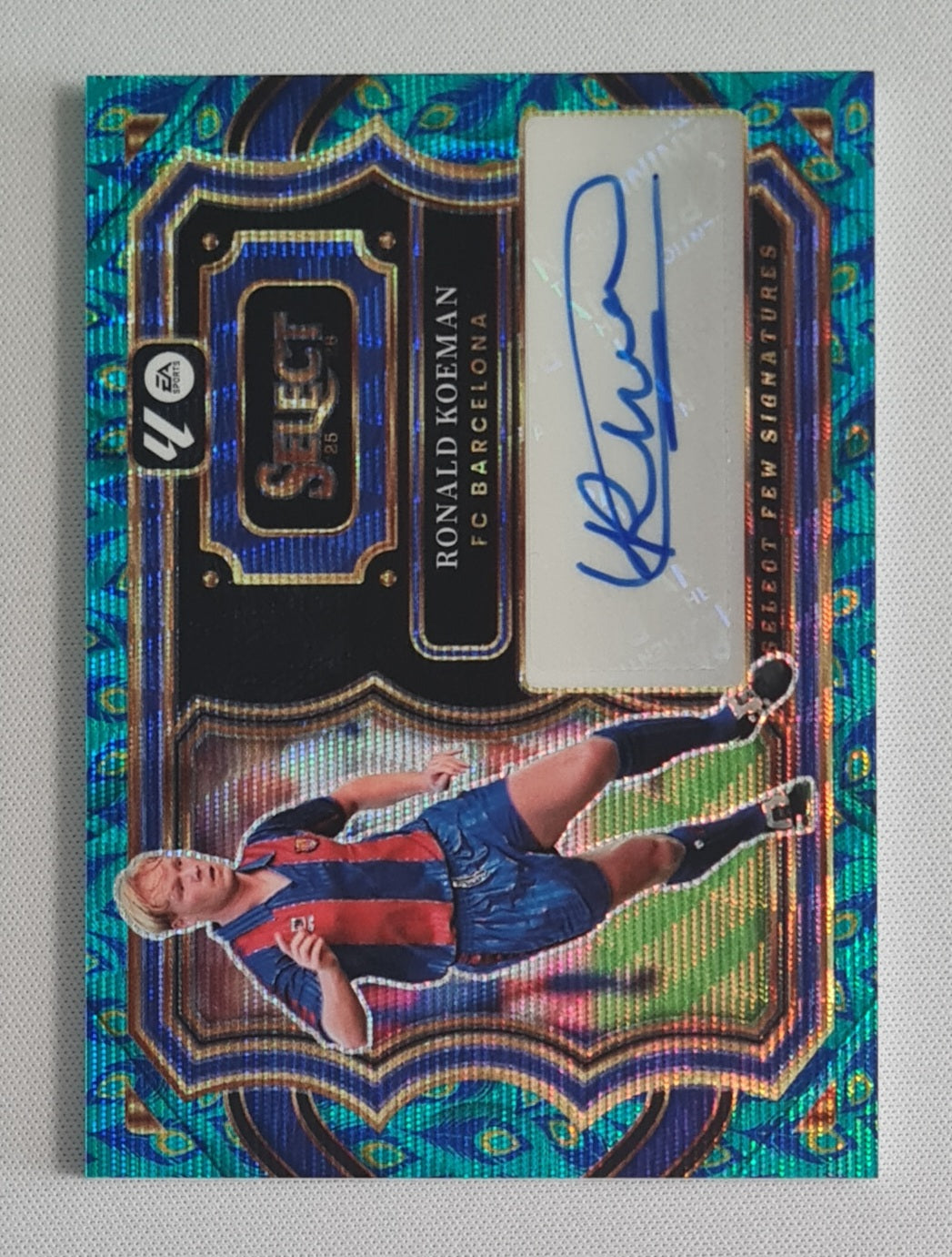 Ronald Koeman - 2025/26 Panini Select La Liga Select Few Signatures Peacock #SF-RK FC Barcelona