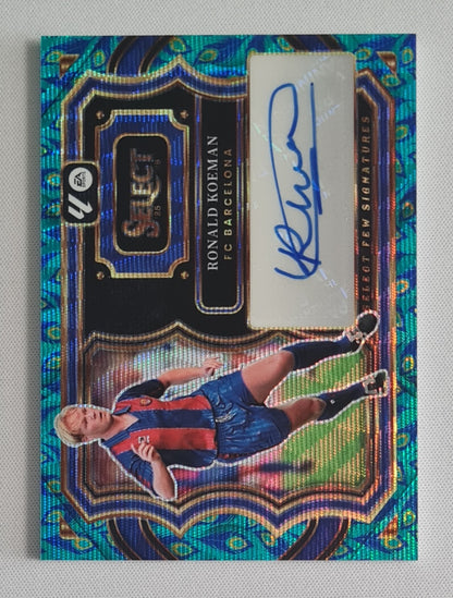 Ronald Koeman - 2025/26 Panini Select La Liga Select Few Signatures Peacock #SF-RK FC Barcelona