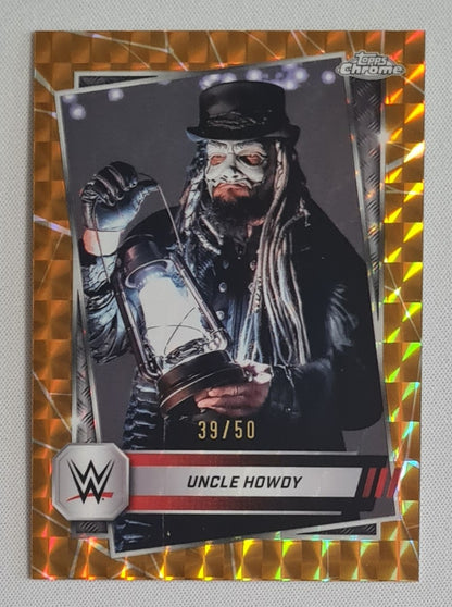 Uncle Howdy - 2025 Topps Chrome WWE Gold Geometric /50 #92