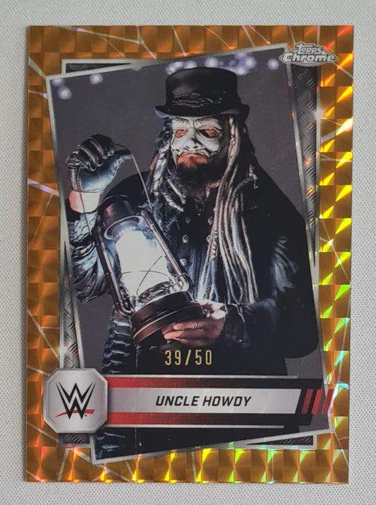 Uncle Howdy - 2025 Topps Chrome WWE Gold Geometric /50 #92