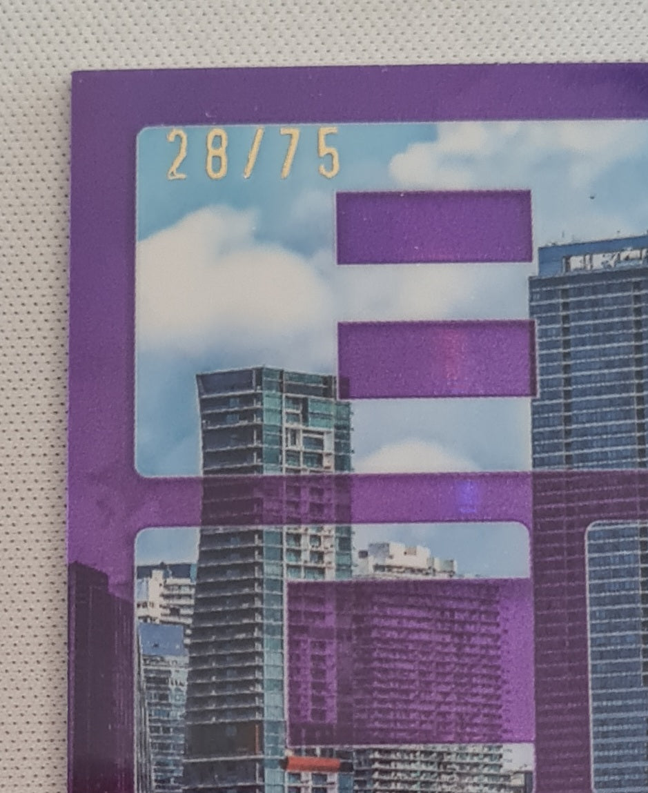 Luis Suarez - 2025 Topps Chrome Big City Strikers Purple /75 #BCS-6 Inter Miami