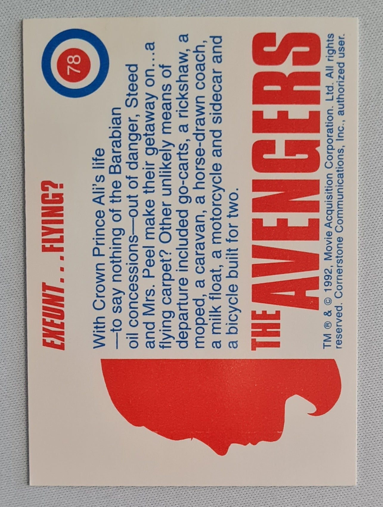 The Avengers - 1992 Movie Acquisition Corp #78