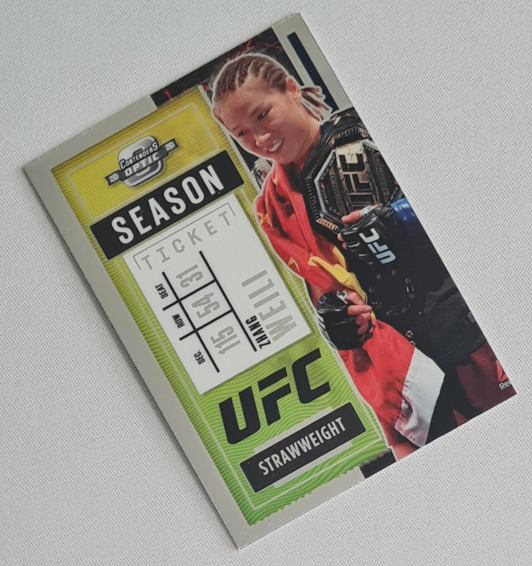 Zhang Weili - 2021 Panini Chronicles Contenders UFC Optic Season Ticker #267