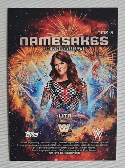 Lita - 2025 Topps Universe WWE Namesakes #NMS-5