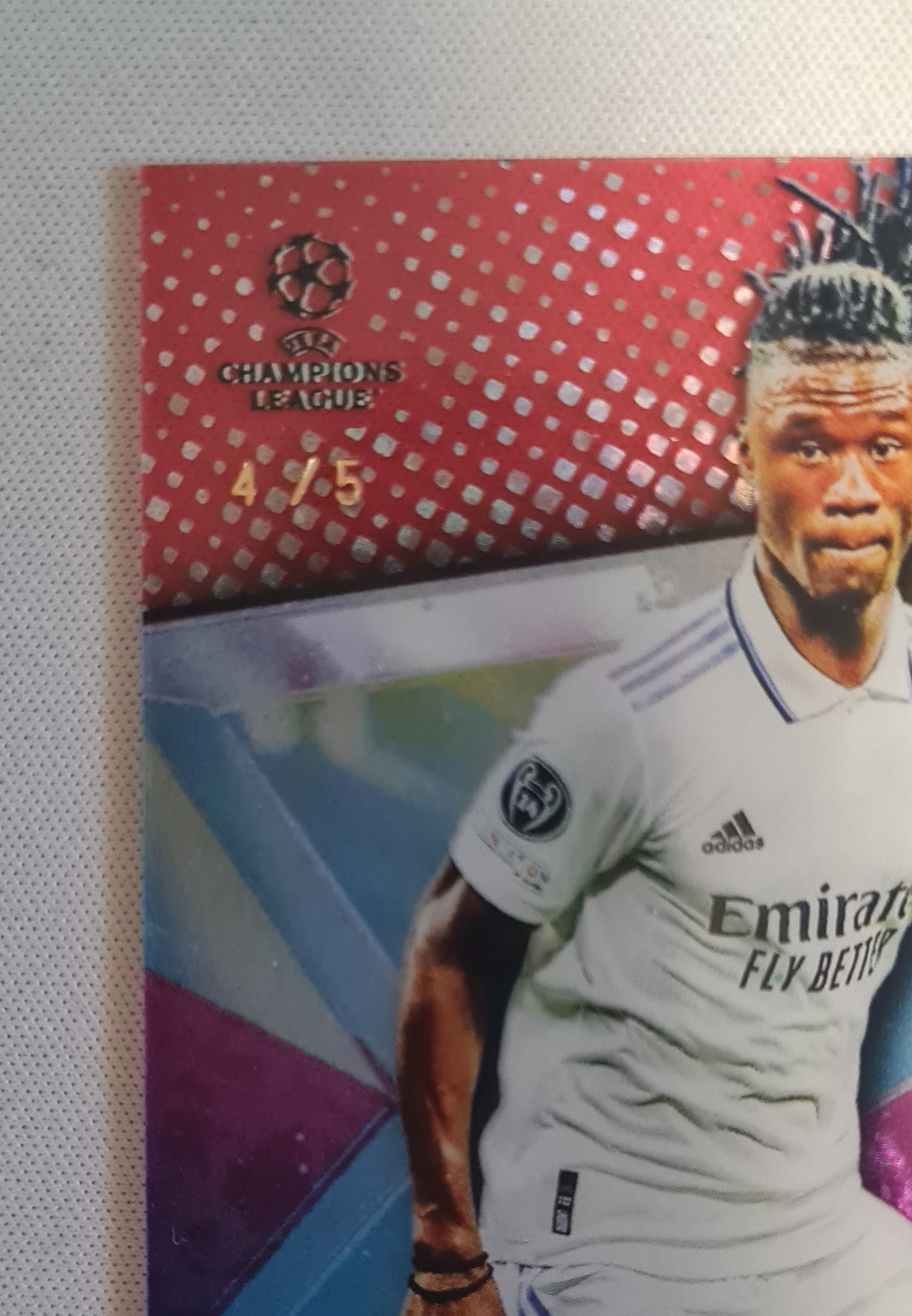Eduardo Camavinga - 2022/23 Topps Crystal Premium Red /5 #64 Real Madrid CF