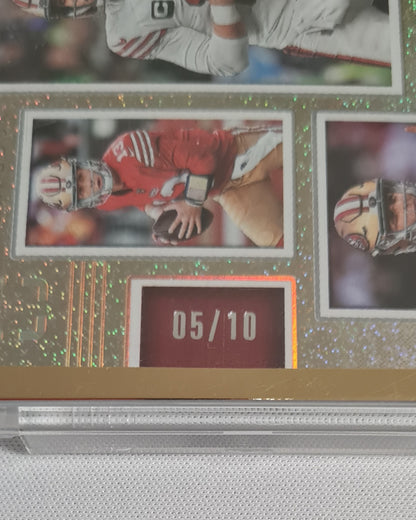 Brock Purdy - 2025 Panini Photogenic Scrapbook Gold /10 #20 San Francisco 49ers