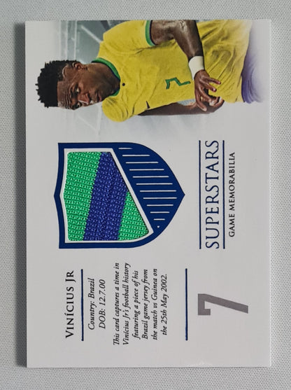 Vinicius Jr - 2024 Futera Superstars Patch /10 #SS30 Brazil