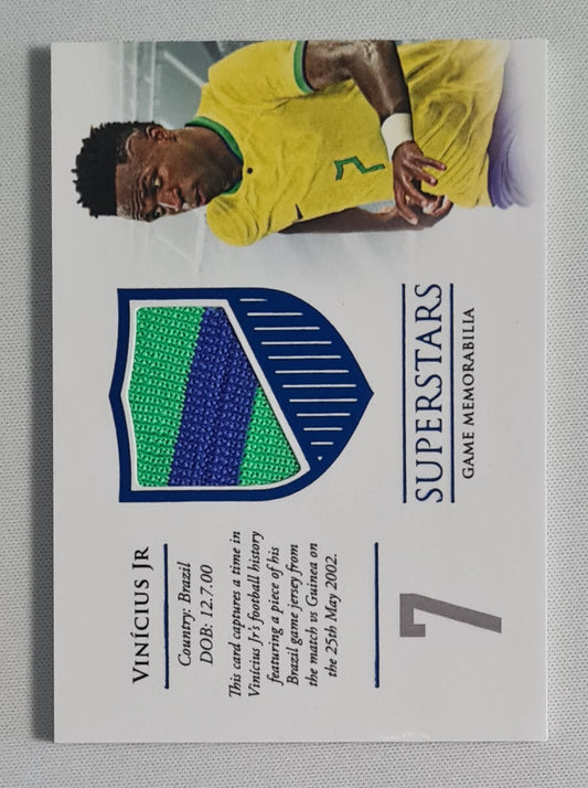 Vinicius Jr - 2024 Futera Superstars Patch /10 #SS30 Brazil