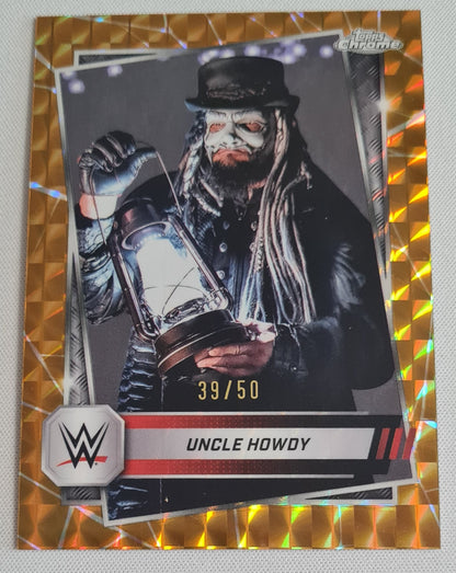 Uncle Howdy - 2025 Topps Chrome WWE Gold Geometric /50 #92