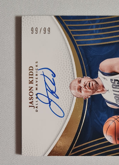 Jason Kidd - 2024/25 Panini Immaculate Signatures /99 #IMS-KID Dallas Mavericks