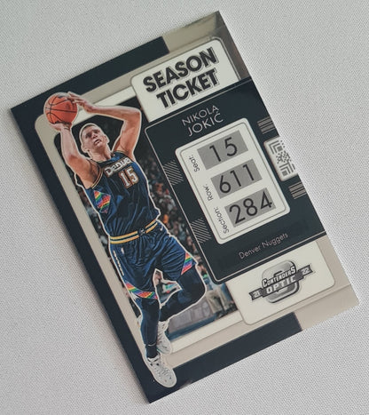 Nikola Jokic - 2021/22 Panini Contenders Optic Season Ticket #71 Denver Nuggets