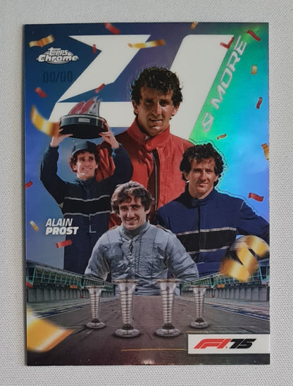 Alain Prost - 2025 Topps Chrome F1 4 and More /00 #4N-3