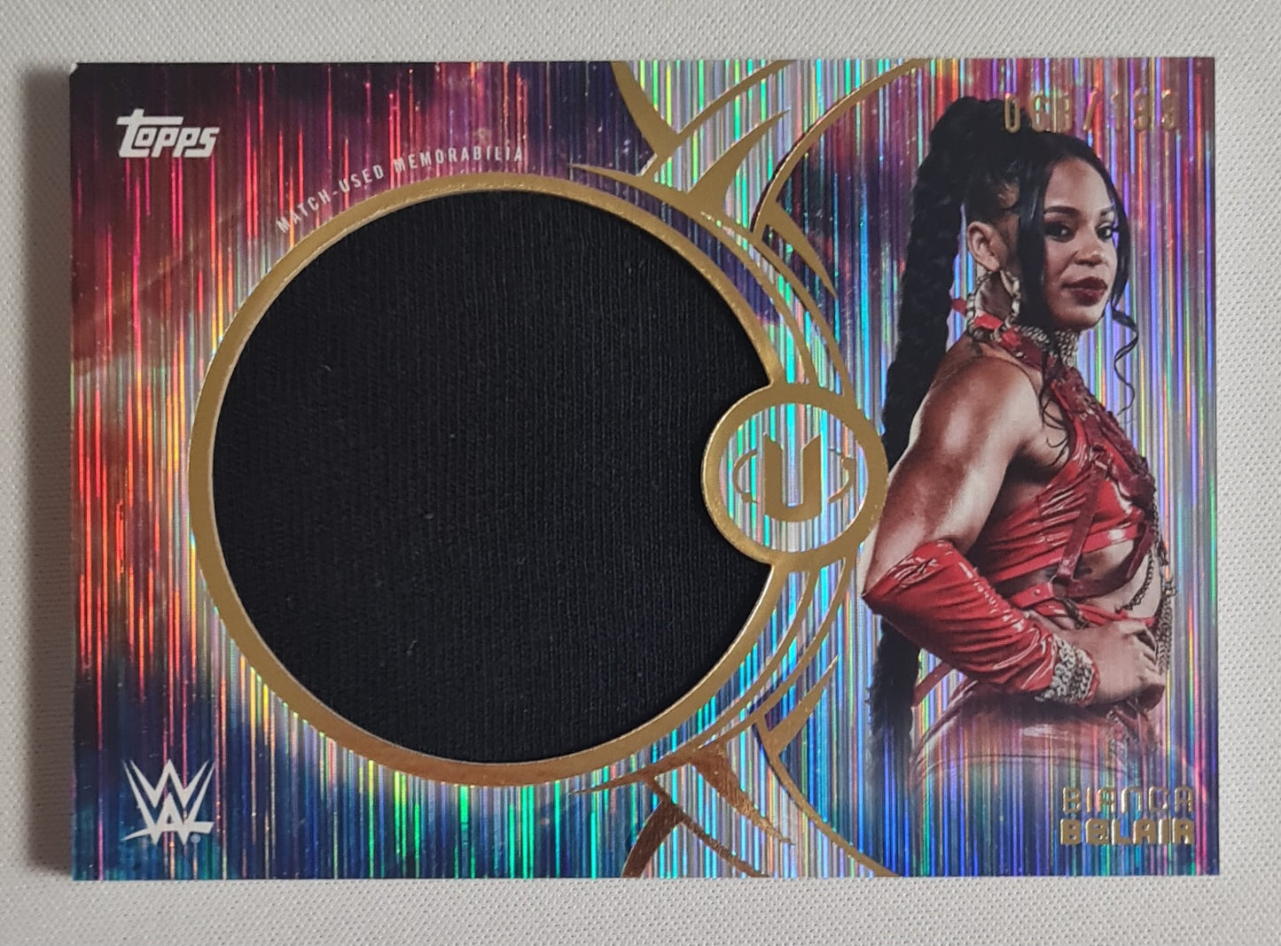 Bianca Belair - 2025 Topps Universe WWE Relics /199 #WAU-BBE