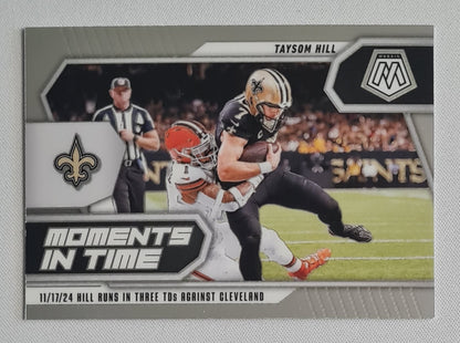 Taysom Hill - 2025 Panini Mosaic Football Moments in Time #13 New Orleans Saints